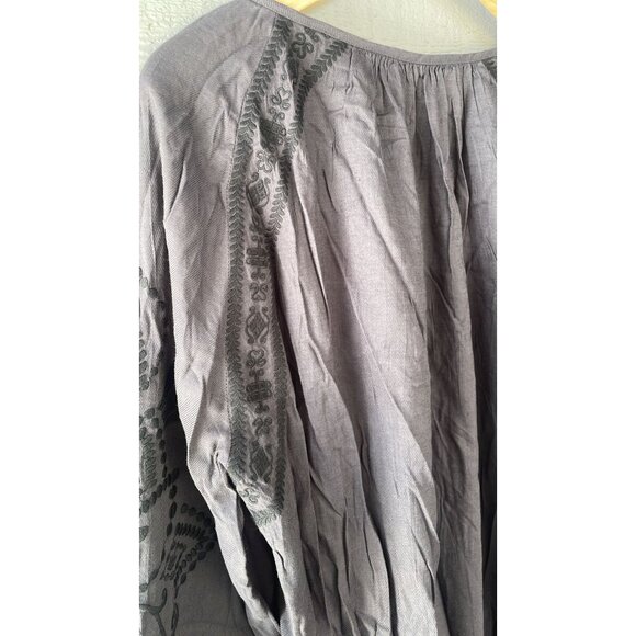 Odd Molly Anthropologie Floral Embroidered Mini Dress L-3 - Picture 5 of 7